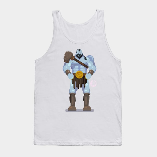 Grog Strongjaw Flat Design Illustration Tank Top by georgiagoddard